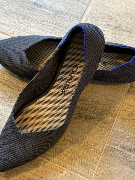 Rothy's Shoes - Rothys The Point Shoes Womens
Size 8 Blue Knit Pointed Toe
Ballet Flats